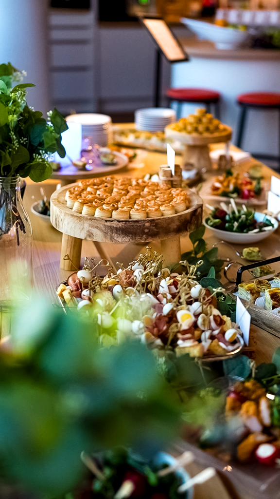 Hausgemachte Kuchen und Tartes für Catering und Empfänge